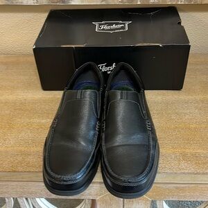 Florsheim composite toe slip resistant safety shoes. Very lightweight.